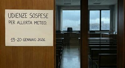 Tribunale per i Minorenni di Catania: sospensione udienze 19-20 gennaio 2026 per allerta meteo