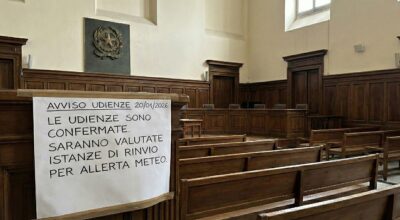 Corte d’Appello di Catania: confermate le udienze del 20.01.2026 con possibili rinvii su istanza per allerta meteo
